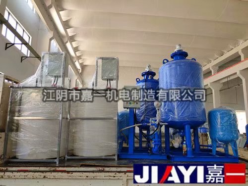 鹽城客戶預定的定壓補水裝置+全自動加藥裝置發貨啦！